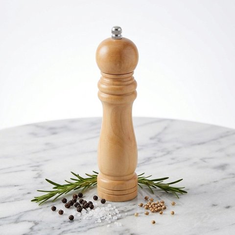 Moedor de Tempero Gourmet Madeira Regulagem de Moagem 25,5cm
