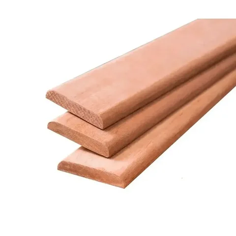 Guarnição de Madeira Tauari Lisa de 5cm