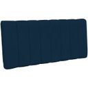Ver imagem 4 de Cabeceira Cama Box Painel Casal 140 cm Dubai W01 Suede Azul Marinho - Lyam Decor