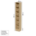 Ver imagem 3 de Cristaleira 1 Porta Reflecta 35cm Nara Cabecasa Madeiramadeira