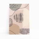 Ver imagem 1 de Abstrato Arte Bege Minimalista Quadro Canvas 120x80cm