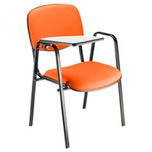 Cadeira Universitária para Auditórios Linha Hotel Laranja