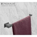 Ver imagem 5 de Toalheiro 60 cm Inox Grafite - Kromus RT0305G