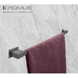 Toalheiro 60 cm Inox Grafite - Kromus RT0305G - 5
