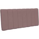 Ver imagem 1 de Cabeceira Cama Box Painel Casal 140 cm Dubai W01 Suede Rosê - Lyam Decor