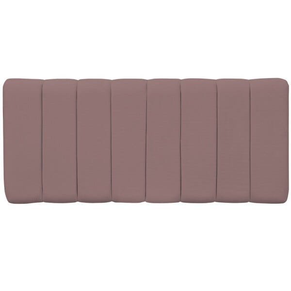Cabeceira Cama Box Painel Casal 140 cm Dubai W01 Suede Rosê - Lyam Decor - 5