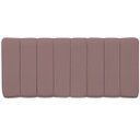 Ver imagem 1 de Cabeceira Cama Box Painel Casal 140 cm Dubai W01 Suede Rosê - Lyam Decor