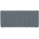 Ver imagem 5 de Cabeceira Cama Box Painel Casal 140 cm Dubai W01 Suede Cinza - Lyam Decor