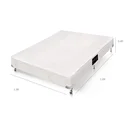 Ver imagem 3 de Base Box Casal 40x138x188cm Si Kingdom Castor