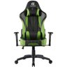 Cadeira Gamer Giratória com Elevação A Gás 2 Almofadas de Apoio Cruiser H01 Preto Verde - 2