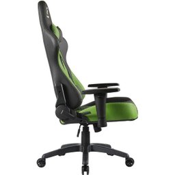 Cadeira Gamer Giratória com Elevação A Gás 2 Almofadas de Apoio Cruiser H01 Preto Verde - 3