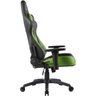 Cadeira Gamer Giratória com Elevação A Gás 2 Almofadas de Apoio Cruiser H01 Preto Verde - 3