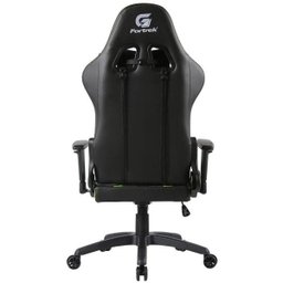 Cadeira Gamer Giratória com Elevação A Gás 2 Almofadas de Apoio Cruiser H01 Preto Verde - 5