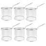 Kit 6 Mini Cesto Fritura Servir Porções Batata Frita 8cm - 1
