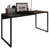 Kit Mesa para Escritório Home Office 150cm com Estante Industrial Soft F01 Preto Fosco - Lyam - 7