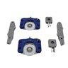 Kit para Porta de Correr Jp360 Sobrepor até 50kg Joelini Guarda Roupa Acabamento Moveis Mdf - 5