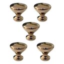 Ver imagem 1 de Kit 5 Puxadores Cup Gold + Parafusos