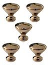 Ver imagem 1 de Kit 5 Puxadores Cup Gold + Parafusos