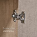 Ver imagem 7 de Cômoda para Quarto 4 Gavetas e 1 Porta MDF Aurora
