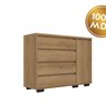 Cômoda para Quarto 4 Gavetas e 1 Porta MDF Aurora - 13