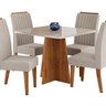 Conjunto para Sala de Jantar com 4 Cadeiras Absolut - 2