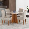 Conjunto para Sala de Jantar com 4 Cadeiras Absolut - 1