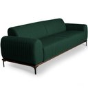 Ver imagem 1 de Sofá 2 Lugares para Sala de Estar Molino 1,50m D02 Linho Verde Musgo C-117 - Lyam Decor