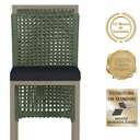 Ver imagem 3 de Mesa Bistro e 2 Banquetas Roma Fendi Corda Náutica 12 Verde