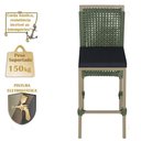 Ver imagem 4 de Mesa Bistro e 2 Banquetas Roma Fendi Corda Náutica 12 Verde