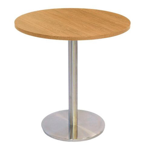 Mesa Bistrô Beta 112,50 Cm (alt) Disco Redondo Tampo Mdp Redondo 60 Cm (larg) X 2,50 Cm (alt) Samba
