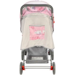 Carrinho de Bebê Passeio Funny Rosa - Voyage - 6