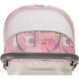 Carrinho de Bebê Passeio Funny Rosa - Voyage - 10