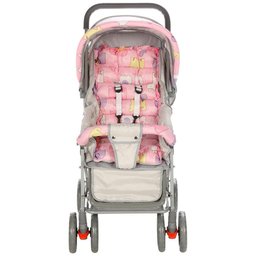 Carrinho de Bebê Passeio Funny Rosa - Voyage - 4