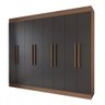 Guarda-roupa Casal Diplomata 8 Portas 4 Gavetas 100% Mdf - Panorama Móveis - 4