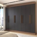 Ver imagem 1 de Guarda-roupa Casal Diplomata 8 Portas 4 Gavetas 100% Mdf - Panorama Móveis