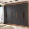 Guarda-roupa Casal Diplomata 8 Portas 4 Gavetas 100% Mdf - Panorama Móveis - 1