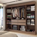 Ver imagem 2 de Guarda-roupa Casal Diplomata 8 Portas 4 Gavetas 100% Mdf - Panorama Móveis