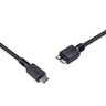 Cabo para Hd Externo Usb Tipo C para Micro Usb B 3.0 1 Metro Preto - P3ucmbp-1 - 1