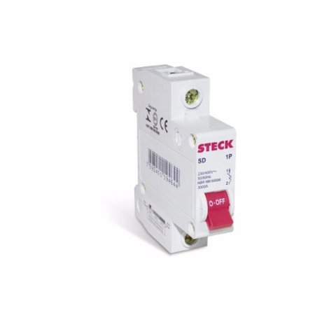Steck Disjuntor Din Unipolar 40 A Sd Curva C