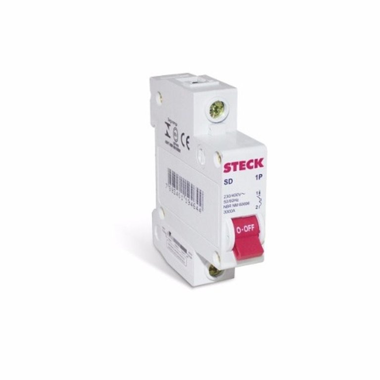 Steck Disjuntor Din Unipolar 40 A Sd Curva C