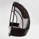 Ver imagem 4 de Cadeira Balanço Suspenso Floracea de Fibra Sintética e Alumínio para Área Externa e Interna