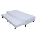 Ver imagem 1 de Base Box Solteiro 36x96x203cm com Cama Auxiliar Firme Gold Star Vitagel Castor