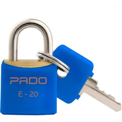 Cadeado Pado Cores 20mm Azul