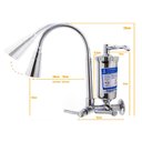 Ver imagem 6 de Torneira com Filtro Cozinha Parede Gourmet Cônico