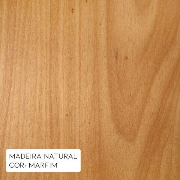 Mesa de Centro Square 140cm Aço Preto/Marfim - Gran Belo - 4