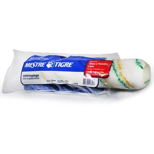 Rolo De Lã 23cm Sintética 1374 Anti Respingo Sem Cabo Tigre