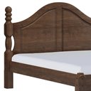 Ver imagem 3 de Cama Casal Clássica Queen 160cm Pé Madeira Eduarda Café F07 - Mpozenato