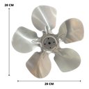 Ver imagem 4 de Micro Motor Ventilador 1/40 Hélice Alumínio Freezer Balcão