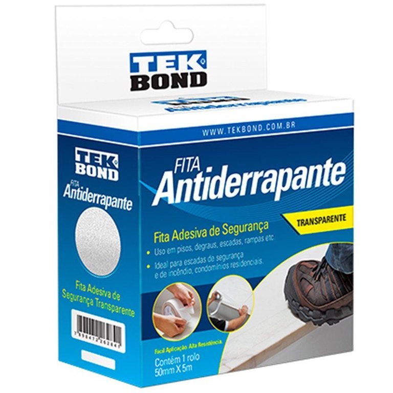 Fita Antiderrapante Transparente 50mm x 5m-Tekbond-21171050501