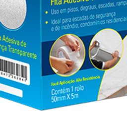 Fita Antiderrapante Transparente 50mm x 5m-Tekbond-21171050501 - 4